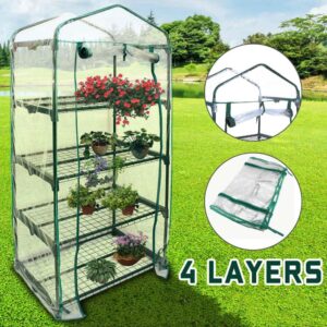 Four Floors Levels Green Household Plant Greenhouse