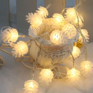 Led Fairy Garland Pine Nuts String Lights AA Battery