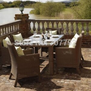 NEW!6 Seater rattan dining Garden Furniture Set