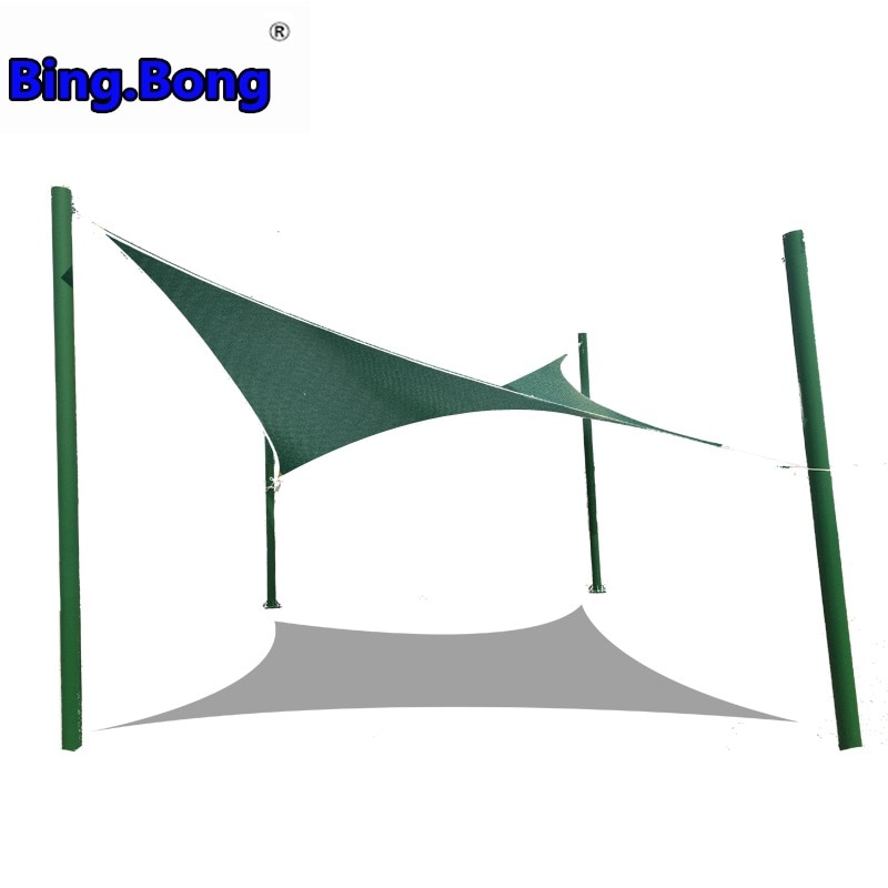 Outdoor Sun Shade Sail 4x6m PU Waterproof 100% Cloth Canvas Awning Canopy Beach Shading Gazebo Toldo Garden Swiming Pool Balcony - Image 5