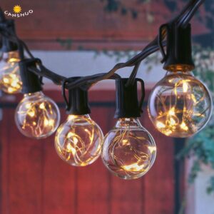 Safety 12V 25Ft G40 Globe String Lights