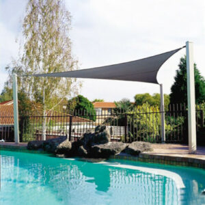 Alternative view of Waterproof Sun Shelter Triangle Sunshade Protection Outdoor Canopy Garden Patio Pool Shade Sail Awning Camping Shade Cloth Large