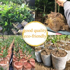 Alternative view of Different Sizes Biodegradable Non-woven Nursery Bags Plant Grow Bags Fabric Seedling Pots Eco-Friendly Aeration Planting Bags