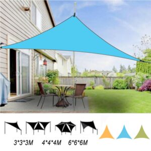 Waterproof Sun Shelter Triangle Sunshade Awning Parasol Shade Sail Shade Sail Outdoor Canopy Garden Patio Pool Shade Sail Cloth