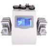 6 In 1 40K Ultrasonic Cavitation Vacuum Radio Frequency Laser 8 Pads Lipo Laser Slimming Machine for Home Use