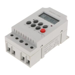 Alternative view of 7 Days 24H Programmable LCD Digital Relay Timer Switch Mini Time Relay AC/DC 12V