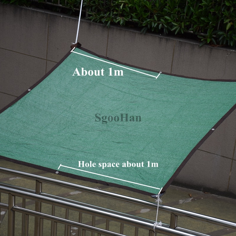 Anti-UV HDPE Green Sun Shading Net Outdoor Sunshade Net Garden Shelter Canopy Succulent Plant Gazebo Balcony Shade Netting Cloth - Image 4