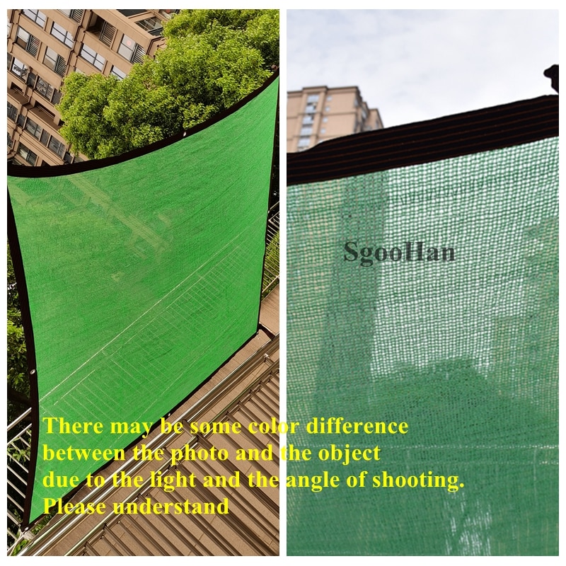 Anti-UV HDPE Green Sun Shading Net Outdoor Sunshade Net Garden Shelter Canopy Succulent Plant Gazebo Balcony Shade Netting Cloth - Image 6