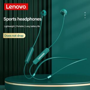 Lenovo SH1 Wireless Earphone Bluetooth 5.0 Neckband Headphone HIFI Sound Sport Headset Magnetic IPX5 Waterproof Earbuds with Mic