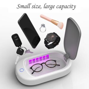 Portable UV Sterilizer Box UV Sanitizer Ultraviolet Sterilizer Facemask Disinfection Cabinet for Jewelry Watch Phone Sterilizer