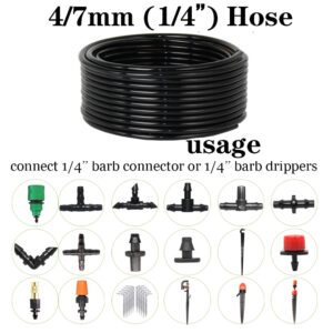 Alternative view of RBCFHl 5-100m 4/7mm PVC Garden Watering Hose  Micro Irrigation Pipe Drip Irriation Tubing Sprikler for Lawn Balcony Greenhouse
